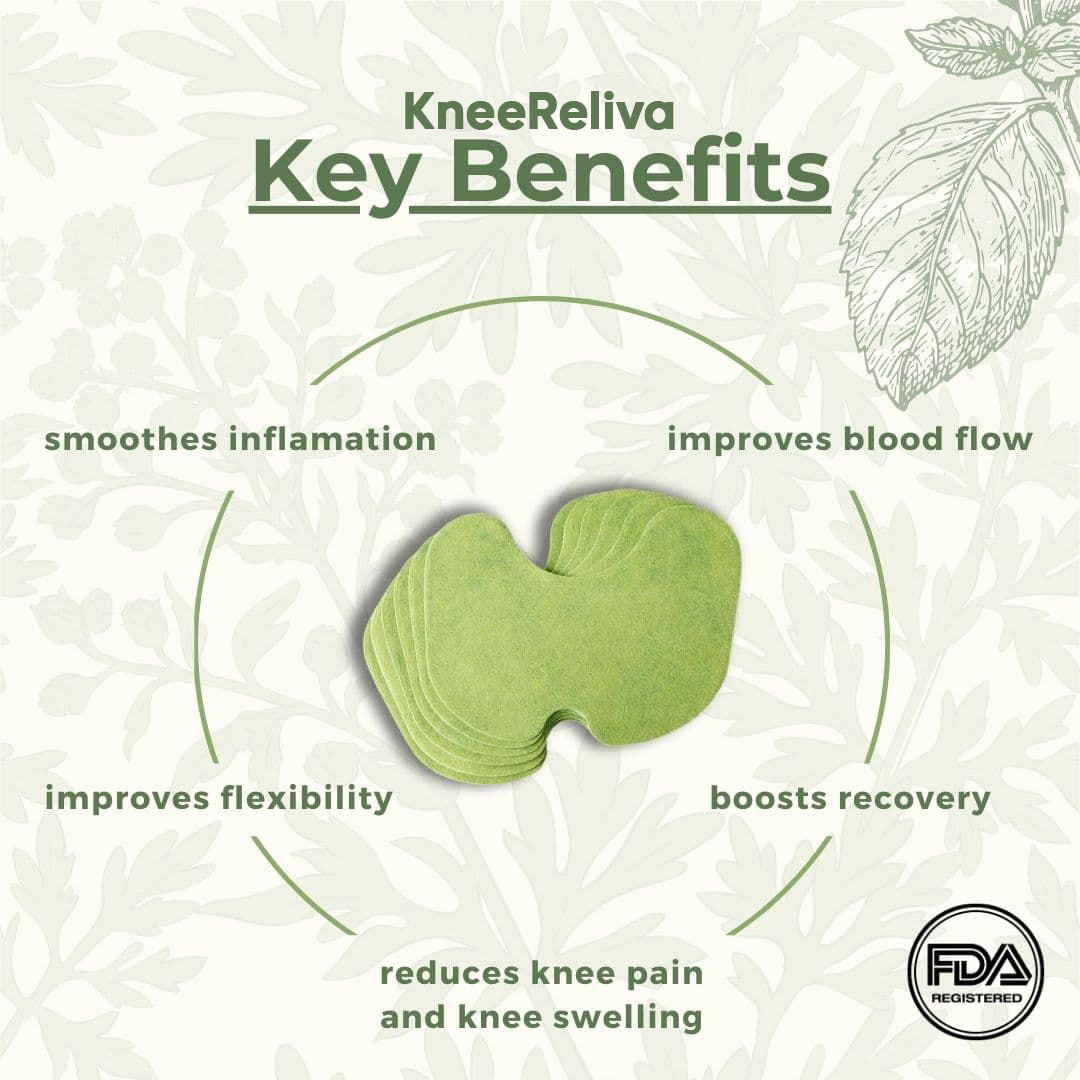 KneeReliva™️ - Natural Knee Pain Patches.