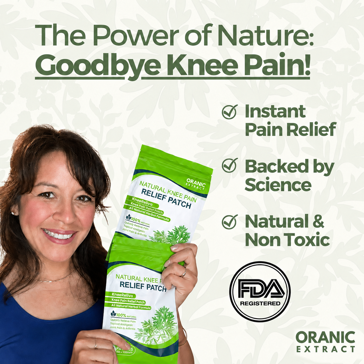KneeReliva™️ - Natural Knee Pain Patches.