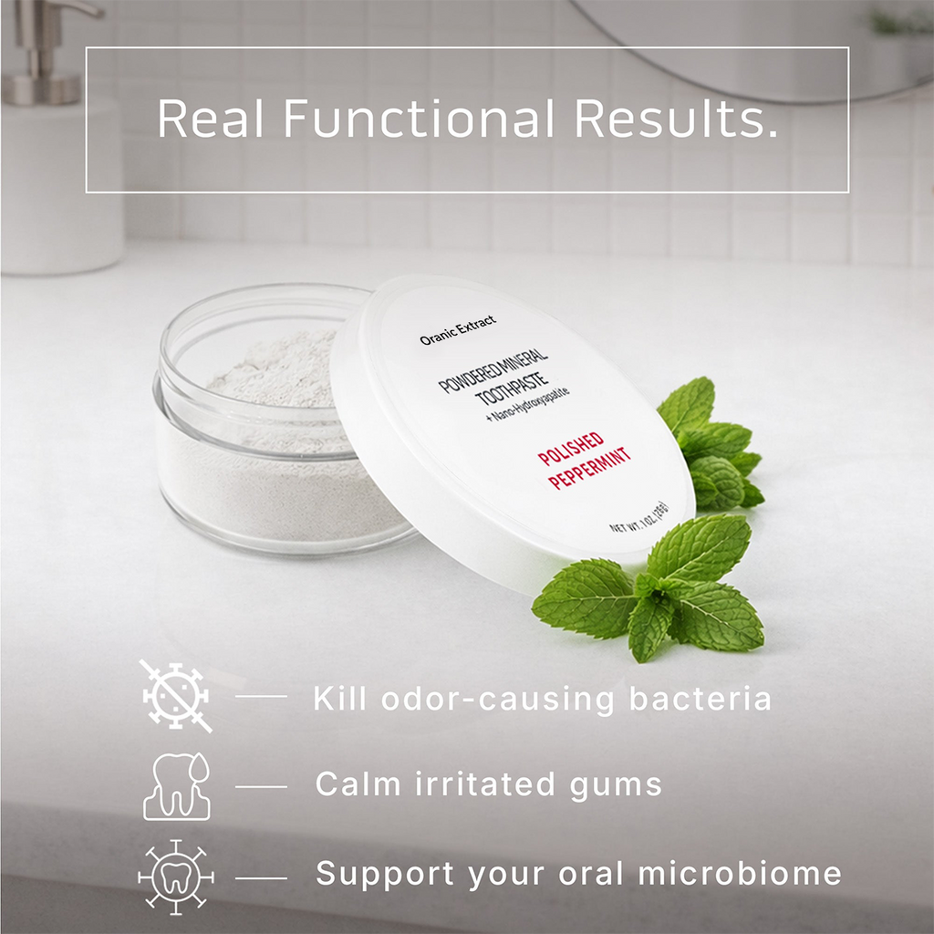 ORANIC EXTRACT® Toothpowder / Powdered Mineral Toothpaste