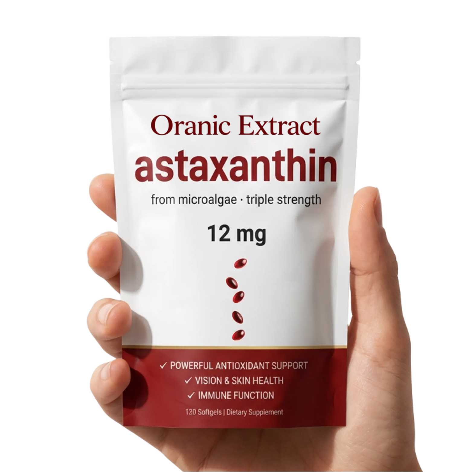 Oranic Extract Extra Strength Astaxanthin