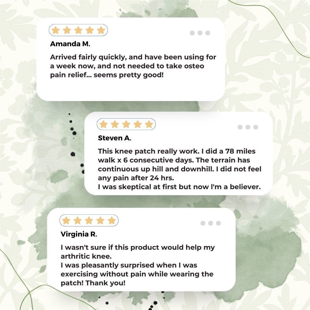 KneeReliva™️ - Natural Knee Pain Patches.