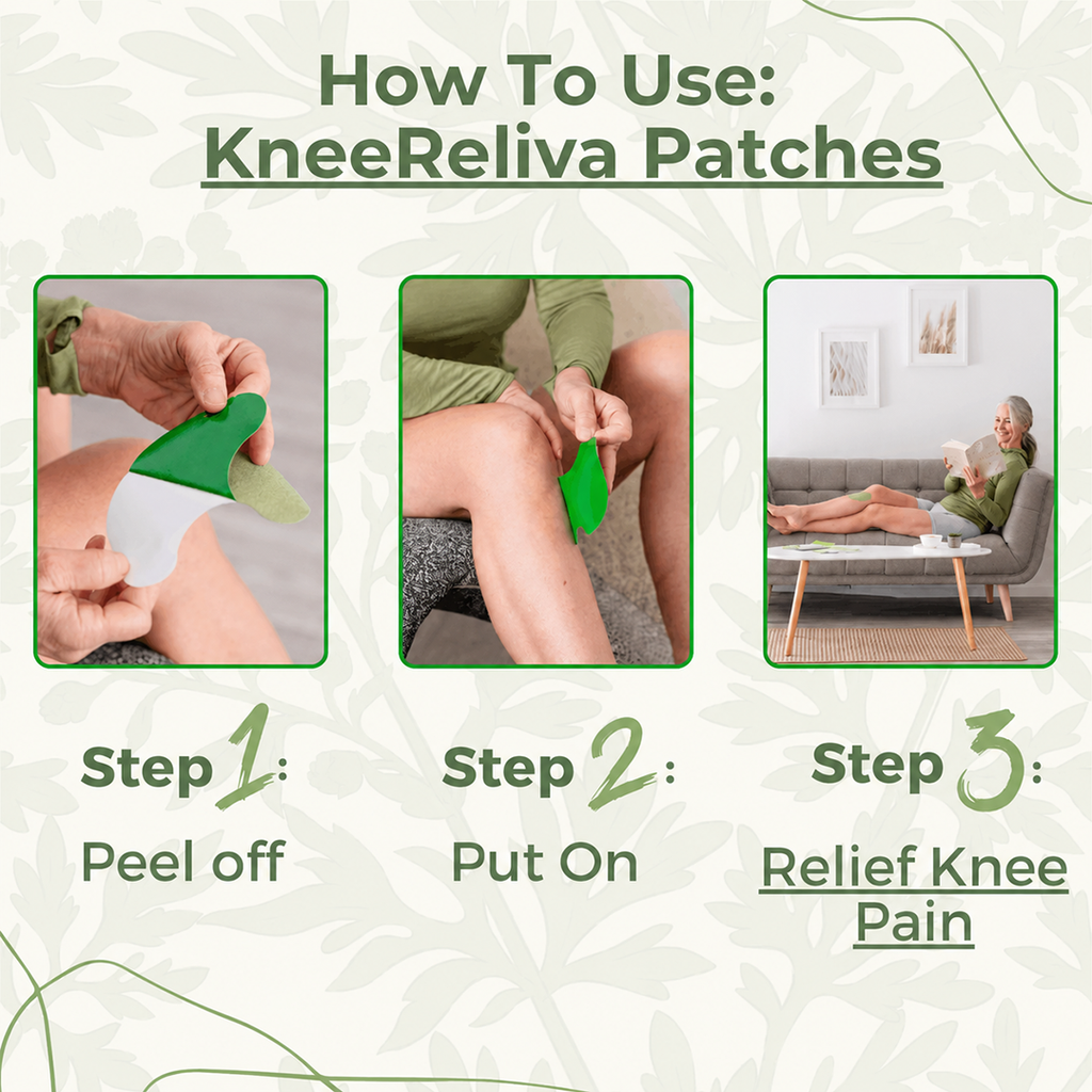 KneeReliva™️ - Natural Knee Pain Patches.