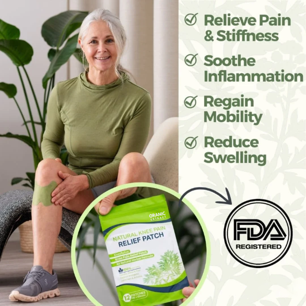 KneeReliva™️ - Natural Knee Pain Patches.