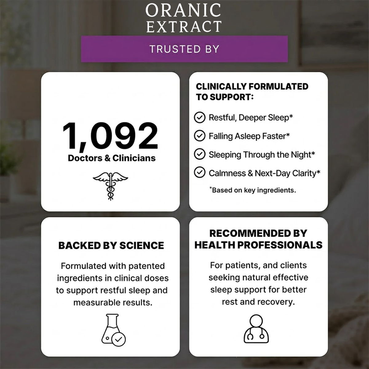 ORANIC EXTRACT® SLEEP DRINK