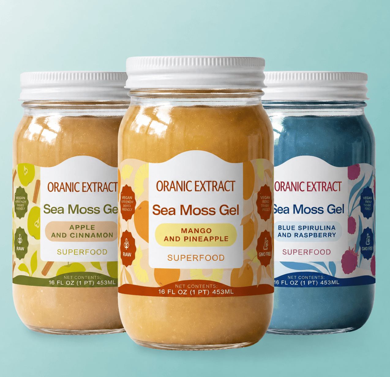ORANIC EXTRACT® Sea Moss Gel Superfood